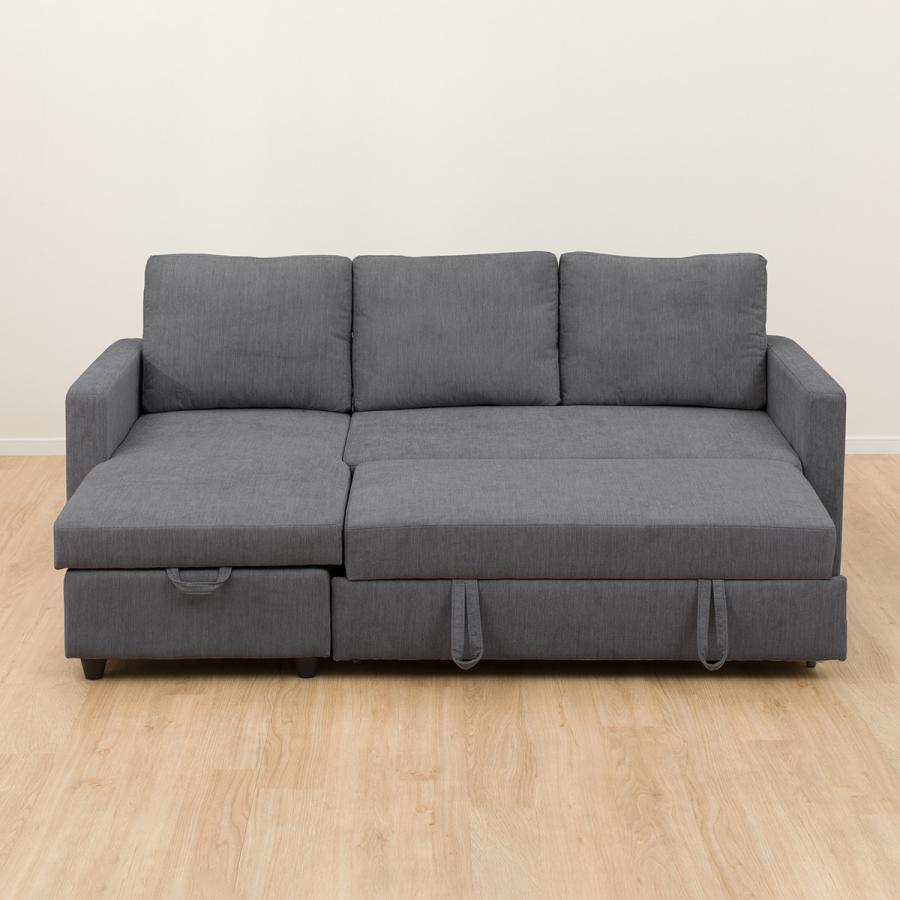 ニトリ（NITORI） ソファー ソファ 布張りカウチソファベッド