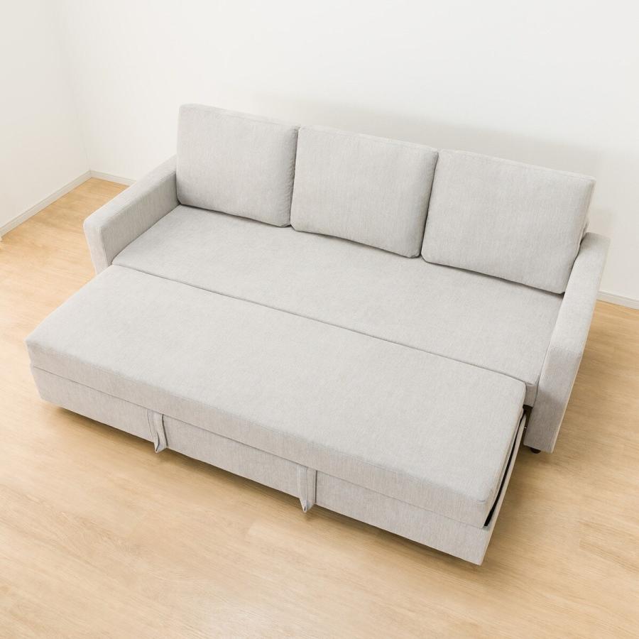 ニトリ（NITORI） ソファー ソファ 3人掛け 布張りソファベッド