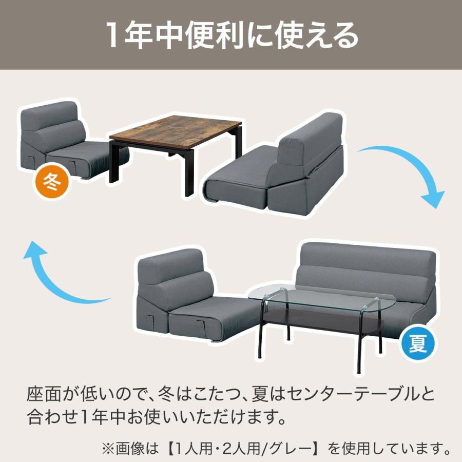 ニトリ 背もたれ倒してくつろげるローソファ 1人掛け 布 (XL05 ニトリ 背もたれ倒してくつろげるローソファ 1人掛け 布 (XL05