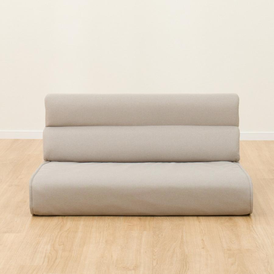 ニトリ 背もたれ倒してくつろげるローソファ 2人掛け 布 (XL05 ニトリ 背もたれ倒してくつろげるローソファ 2人掛け 布 (XL05