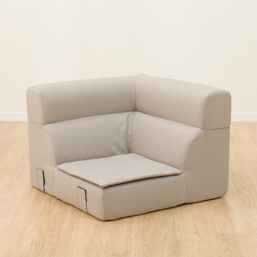 ニトリ 背もたれ倒してくつろげるローソファ 1人掛け 布 (XL05 ニトリ 背もたれ倒してくつろげるローソファ 1人掛け 布 (XL05