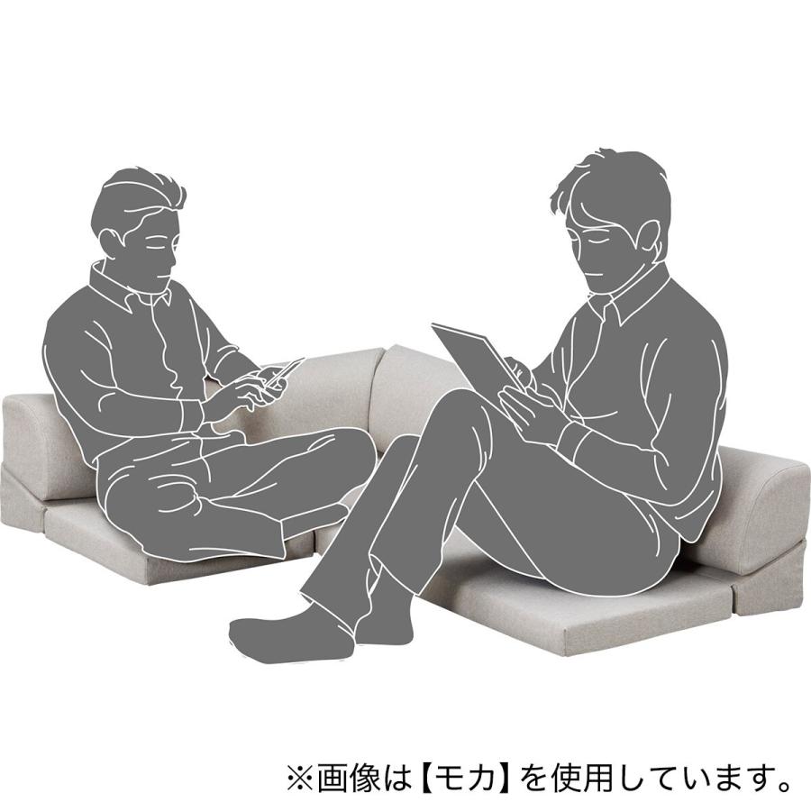 ニトリ（NITORI） ローソファ3点セット 布張りタイプ (XL06 TBL
