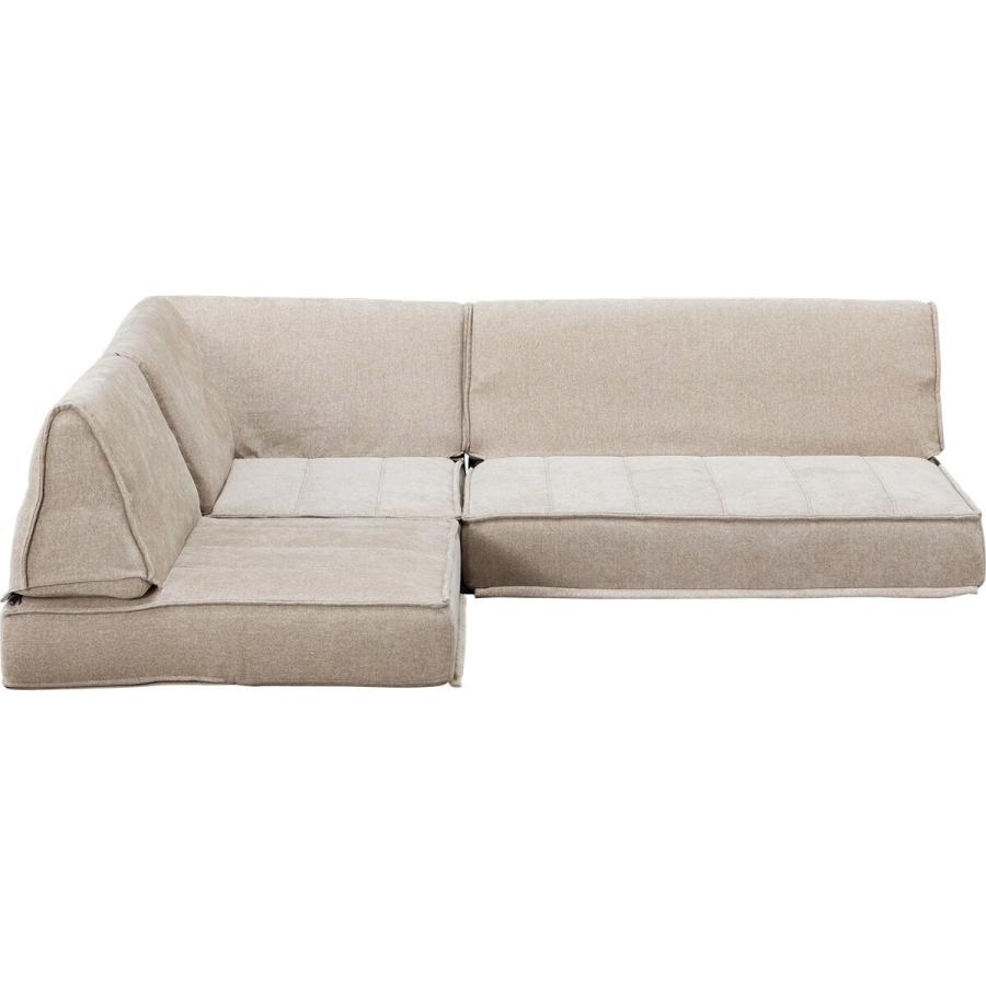 ニトリ ソファー ソファ 4WAY布張りソファ3点セット(XL08 BE