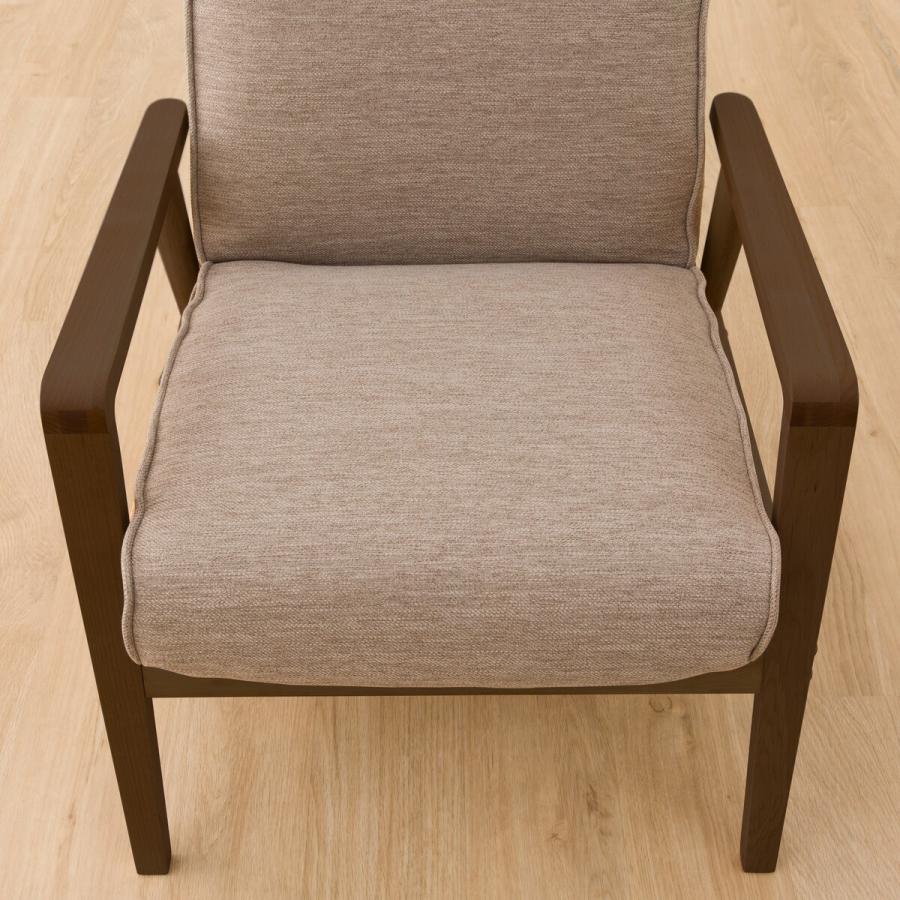 ニトリ（NITORI） パーソナルチェア本体(アルナスDR-BE/MBR） 1人掛け