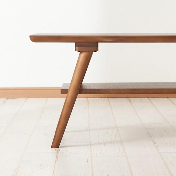 美品　ニトリ センターテーブル セーブル3(ミドルブラウン) ニトリ 幅100cm センターテーブル(セーブル3 MBR) : ニトリ