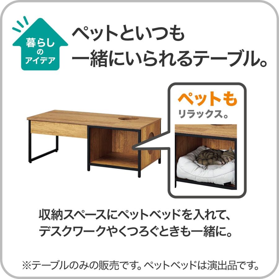 ニトリ（NITORI） ペットテーブル(SD04 MBR) 犬 猫 ペット用品