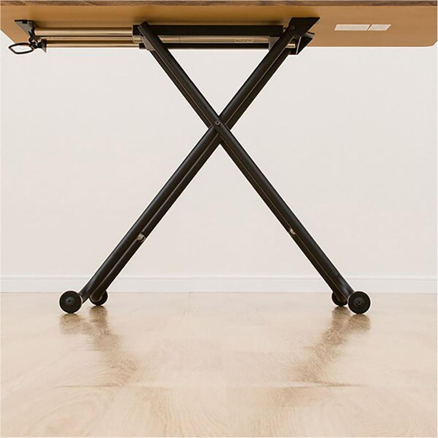 ニトリ（NITORI） 昇降センターテーブル(ライザN MBR/BK) ニトリ期間