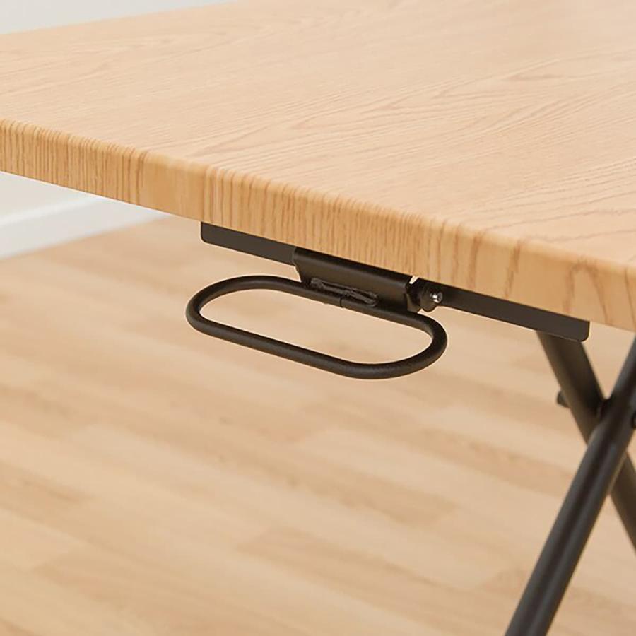 ニトリ（NITORI） 昇降センターテーブル(ライザN LBR/BK) ニトリ期間