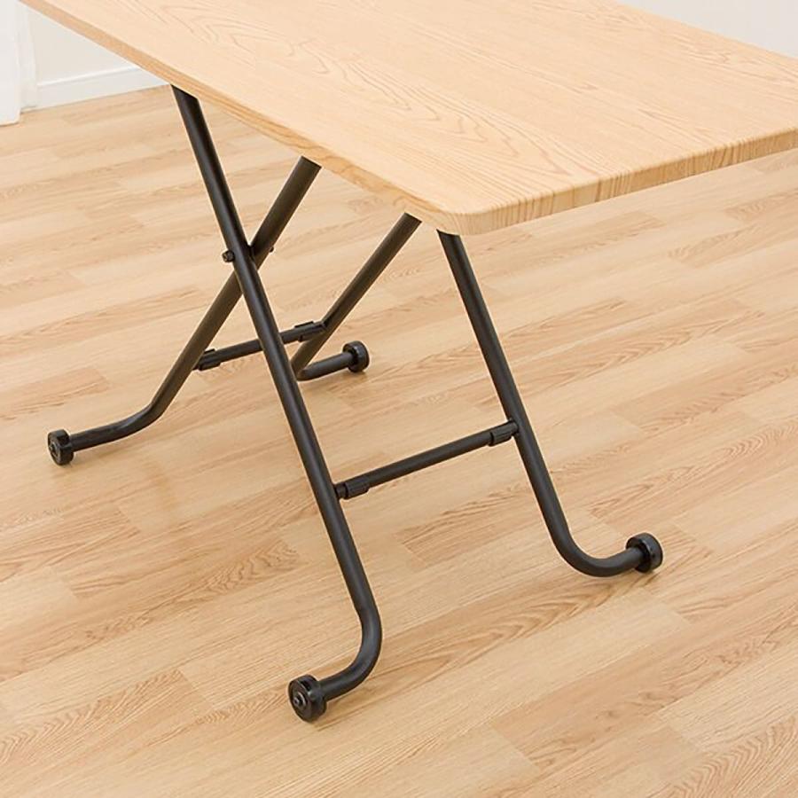 ニトリ（NITORI） 昇降センターテーブル(ライザN LBR/BK) ニトリ期間