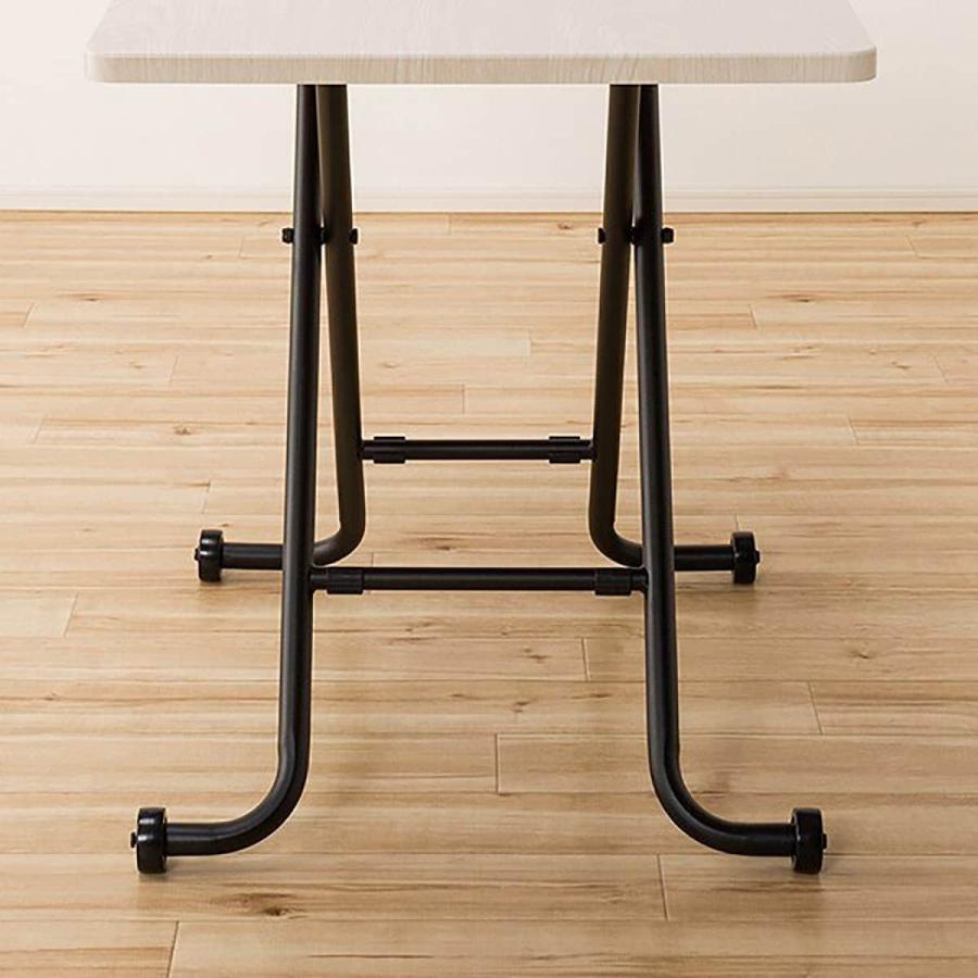 ニトリ（NITORI） 昇降センターテーブル(ライザN WW/BK) ニトリ期間