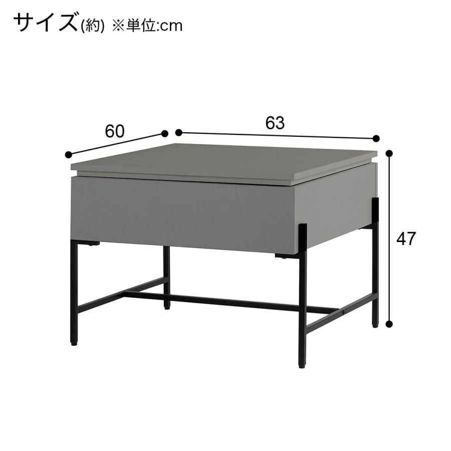 昇降センターテーブル(AW26 6060 GY) ニトリ｜nitori-net｜06