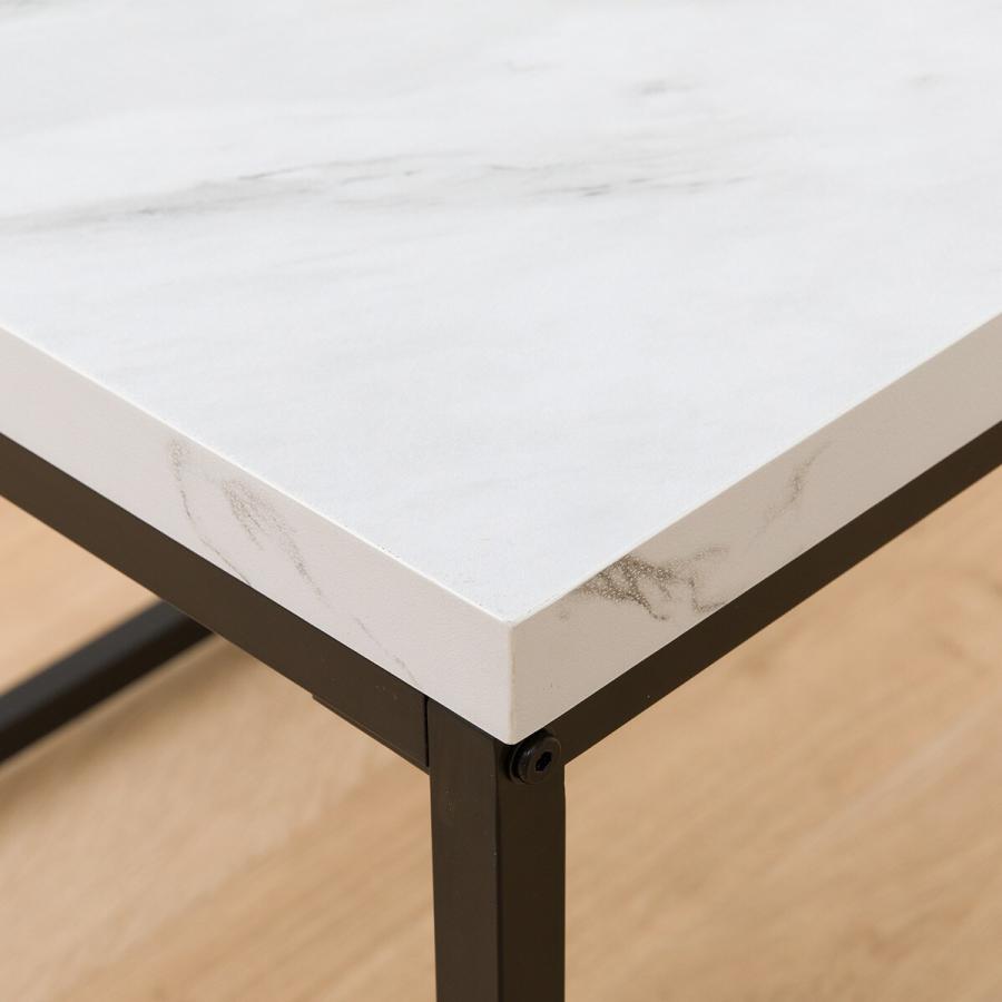 ニトリ（NITORI） サイドテーブル(ステイン5055 WH) ベッドテーブル