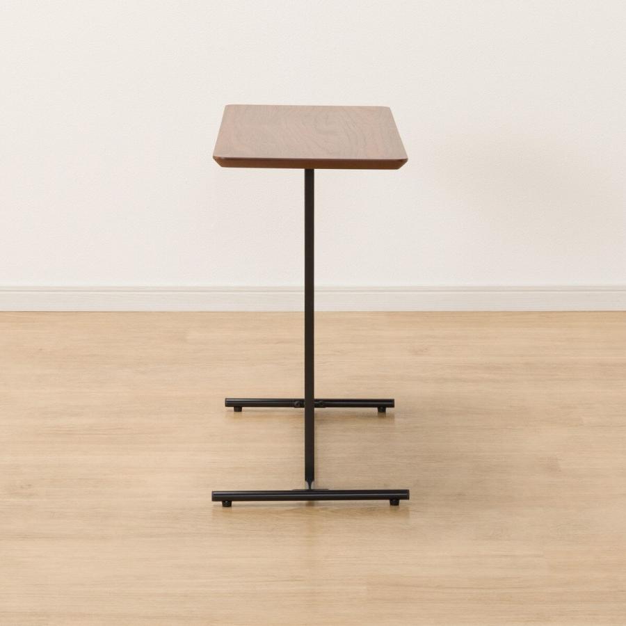 ニトリ サイドテーブル(AW16 MBR) ベッドテーブル ナイト