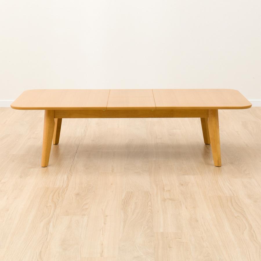 ニトリ 幅120(伸長時150)cm 伸長式座卓(リベラルYN LBR ニトリ 幅120(伸長時150)cm 伸長式座卓(リベラルYN LBR