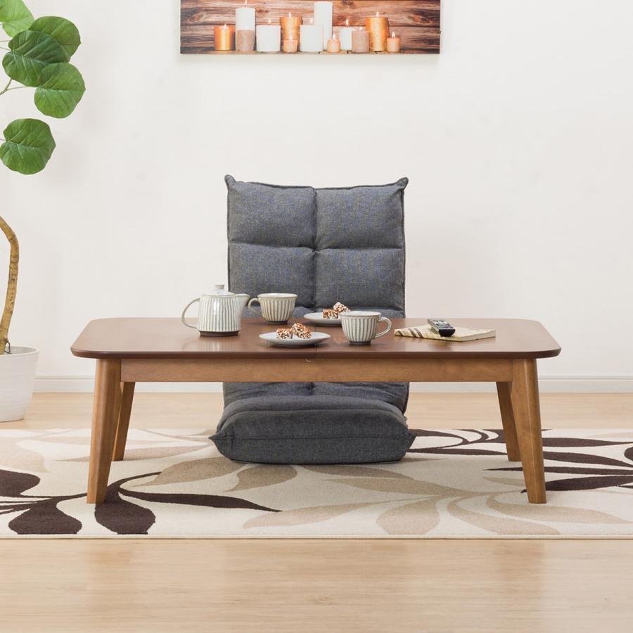 ニトリ（NITORI） 幅120(伸長時150)cm 伸長式座卓(リベラルYN MBR