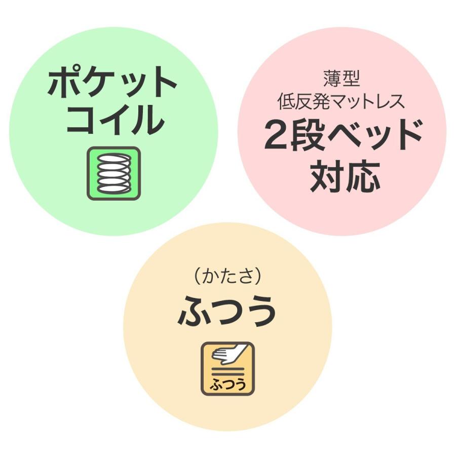 ニトリ（NITORI） マットレス 2段ベッド対応 低反発 ポケットコイル
