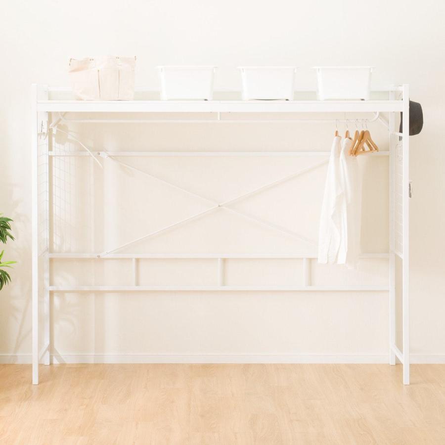 ハンガーシェルフ バジーナjy Wh ニトリ 配送員設置 5年保証 ニトリ Yahoo 店 通販 Yahoo ショッピング