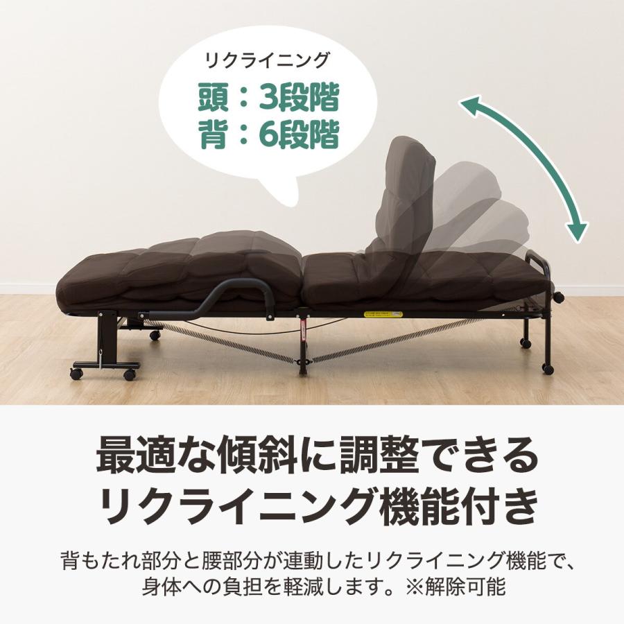 リクライニングベッド(OLBN2 BR)シングルより少しコンパクト リクライニングベッド(OLBN2 BR)シングルより少しコンパクト