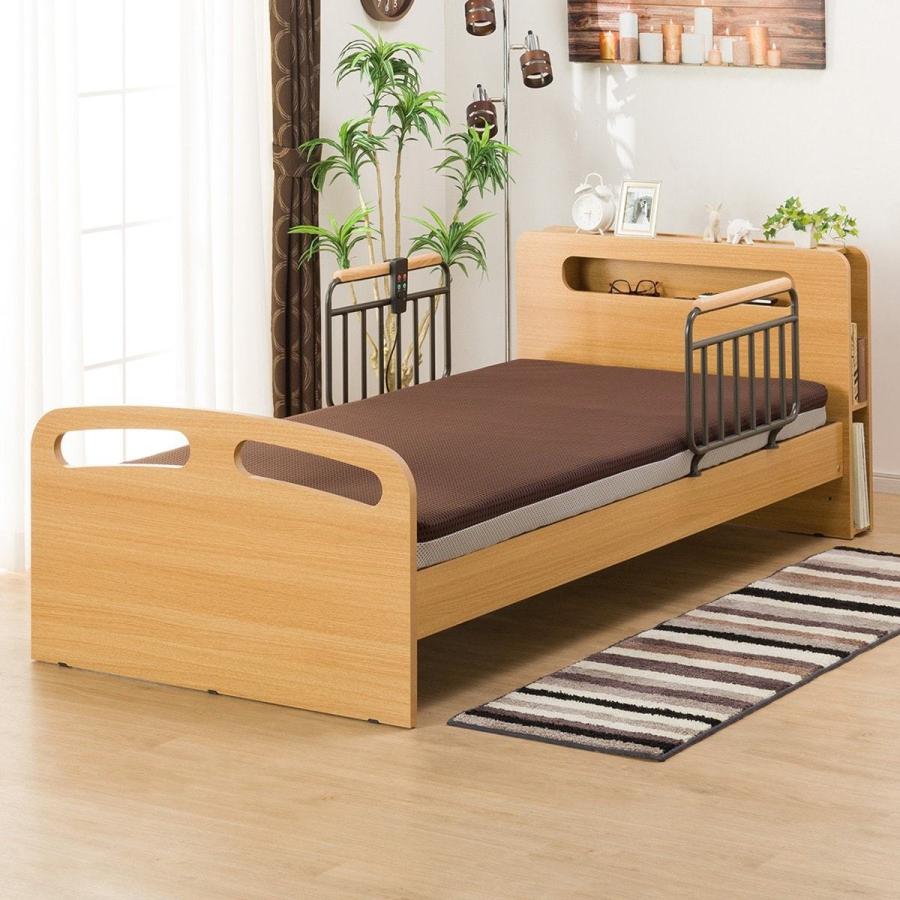 非課税 電動ベッド 介護ベッド リクライニングベッド シングルフレーム