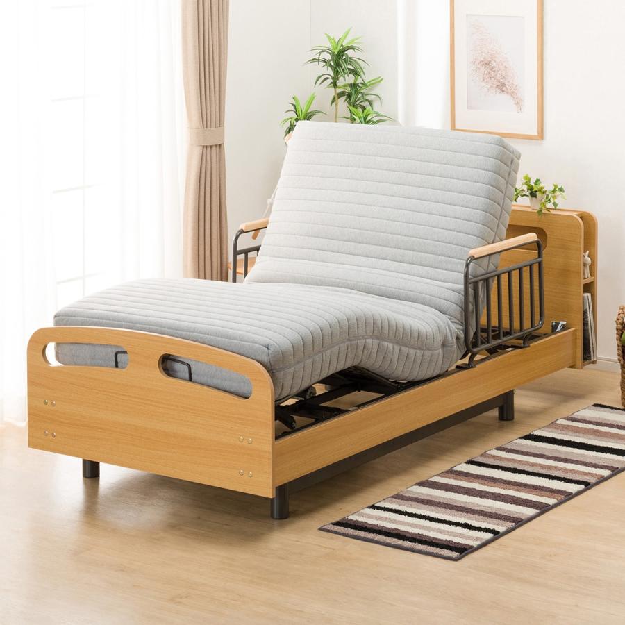 2022 ニトリ Yahoo 店電動ベッドフレーム マットレス サイドガード