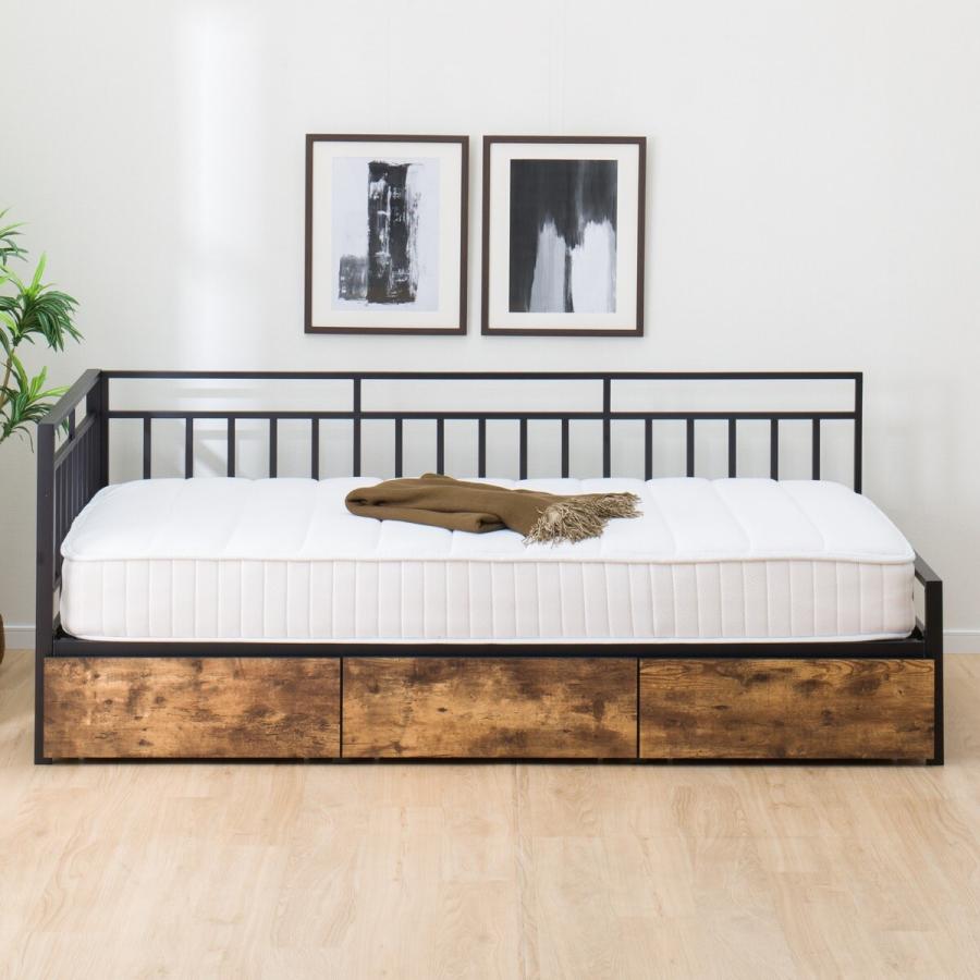 ニトリ（NITORI） ベッド シングル カウチベッド すのこ メッシュ床板