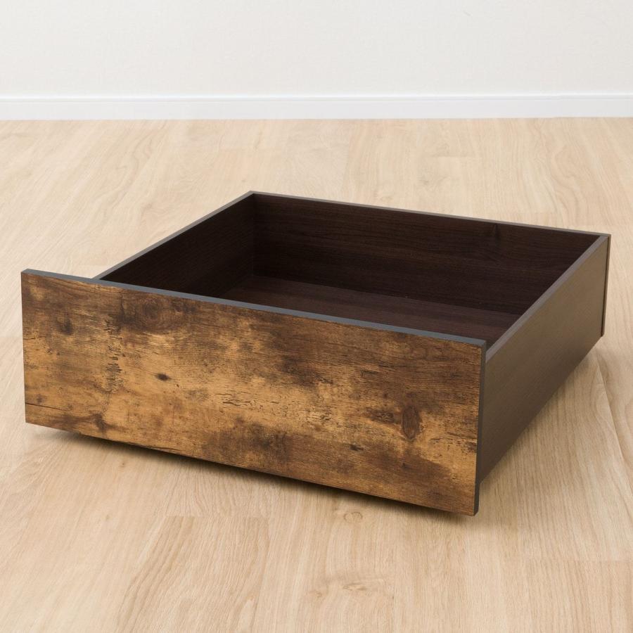 トモ★送料無料★丸穴1段引き出し×3個 ニトリ（NITORI） 別売り引出し収納(ステイン 3個セット) : ニトリ