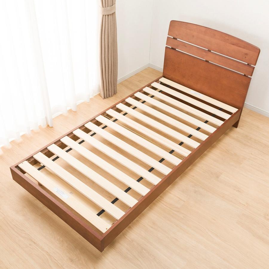 【美品】ニトリ　シングル すのこベッド ② Amazon｜ニトリ(NITORI) シングル 2つ折りヒノキすのこベッド 5630187