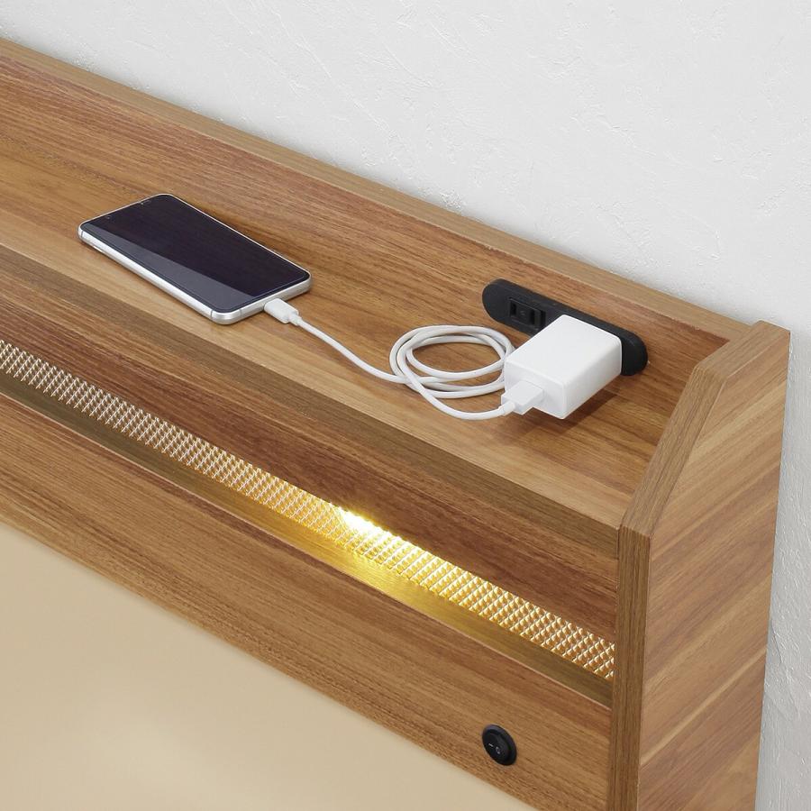 ニトリ（NITORI） シングル 豊富な収納力のチェストベッド (ライト