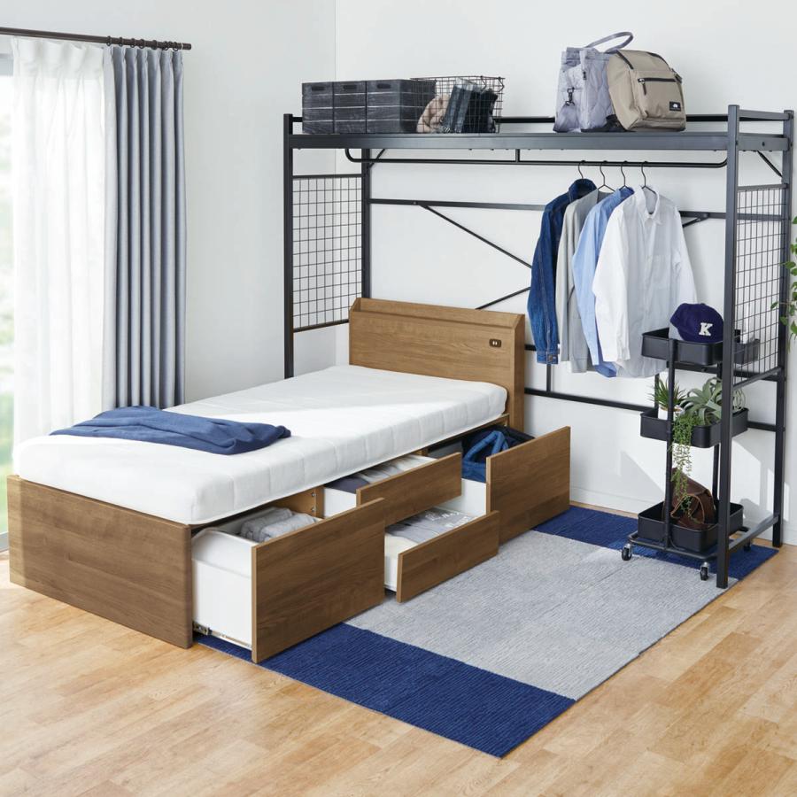 チェストベッド ハンガーシェルフセット Sフレームジオ Mbr チェスト40j バジーナjy Bk ニトリ 配送員設置 5年保証 390 ニトリ Yahoo 店 通販 Yahoo ショッピング