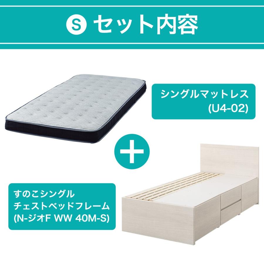 ニトリ すのこシングルフラットヘッドボードチェストベッド ニトリ すのこシングルフラットヘッドボードチェストベッド