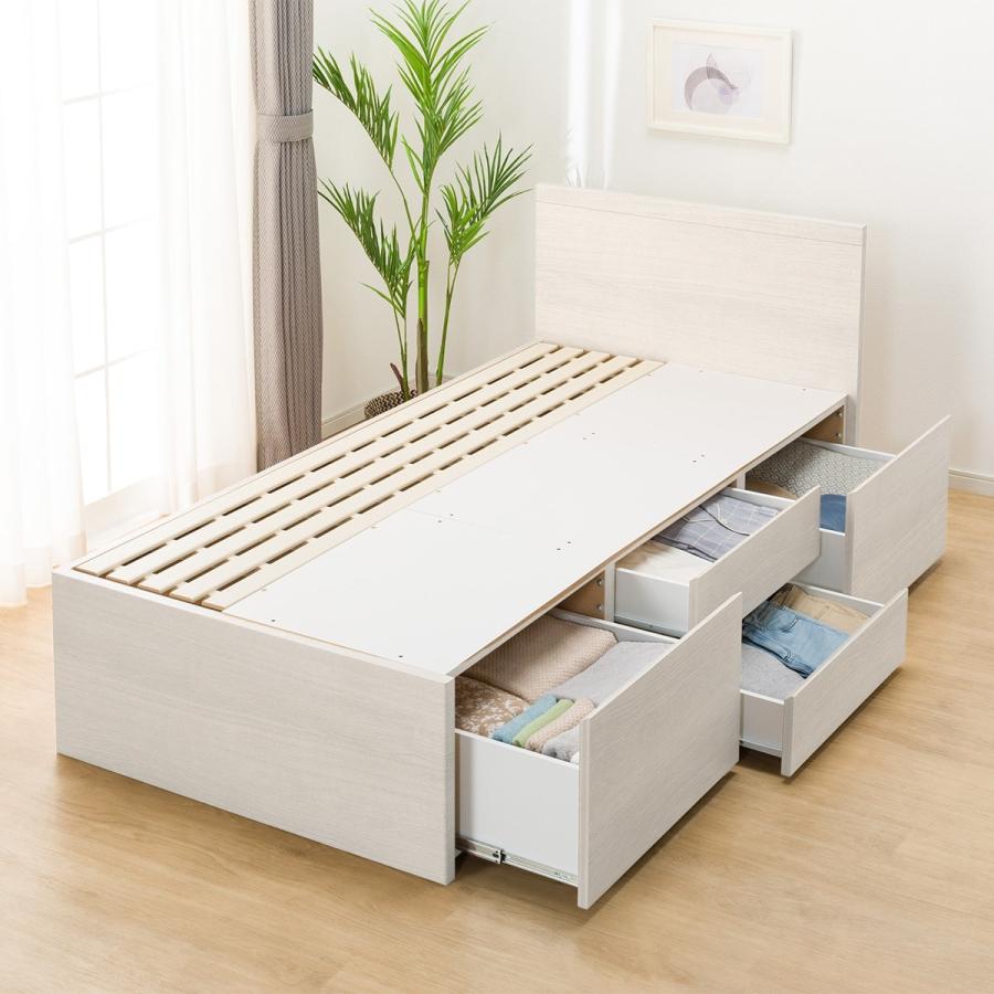 ニトリ フラットヘッドボードチェストベッド+ハンガーシェルフ ニトリ フラットヘッドボードチェストベッド+ハンガーシェルフ