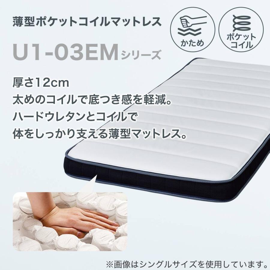 ニトリ（NITORI） 大容量収納付き チェストベッド + マットレスセット