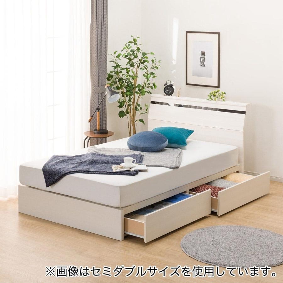 ニトリ（NITORI） シングルすのこベッドフレーム(EB-002 引出し収納