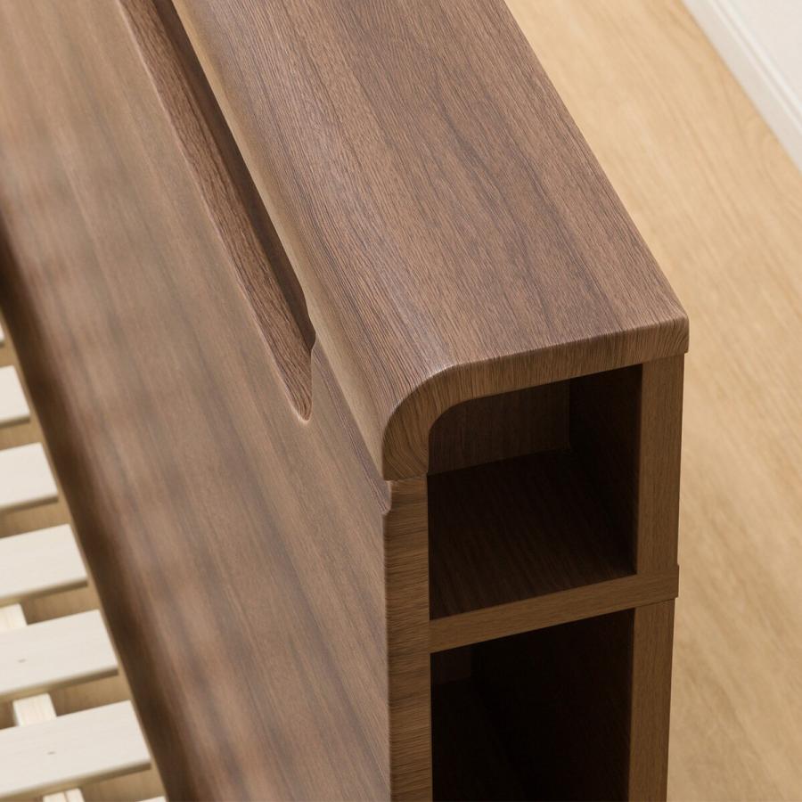 ニトリ（NITORI） ベッド シングルベッドフレーム(EB-003 MBR LEG/LOW