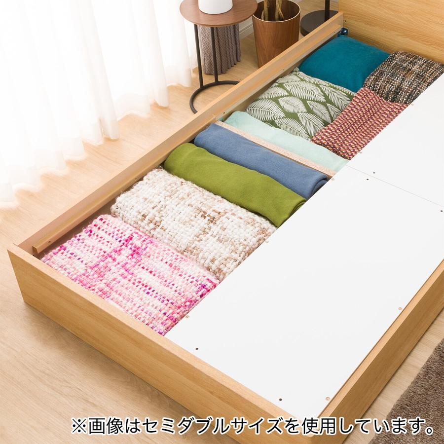 ニトリ シングルすのこベッドフレーム(EB-003 引出し収納付き