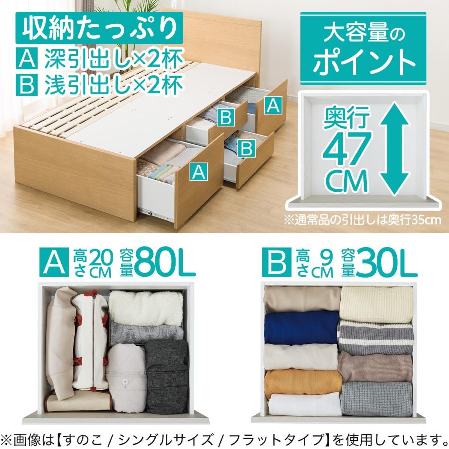 ニトリ（NITORI） 大容量収納×棚・コンセント・ライト付き チェスト