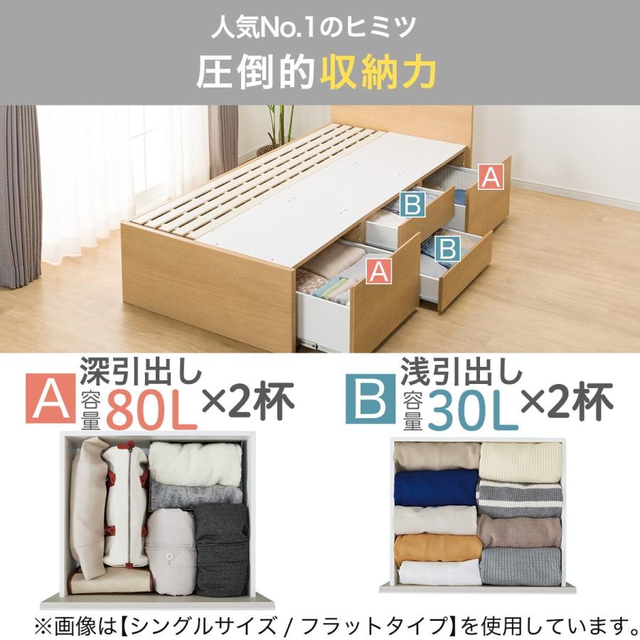 ニトリ（NITORI） 大容量収納×棚・コンセント・ライト付き チェスト