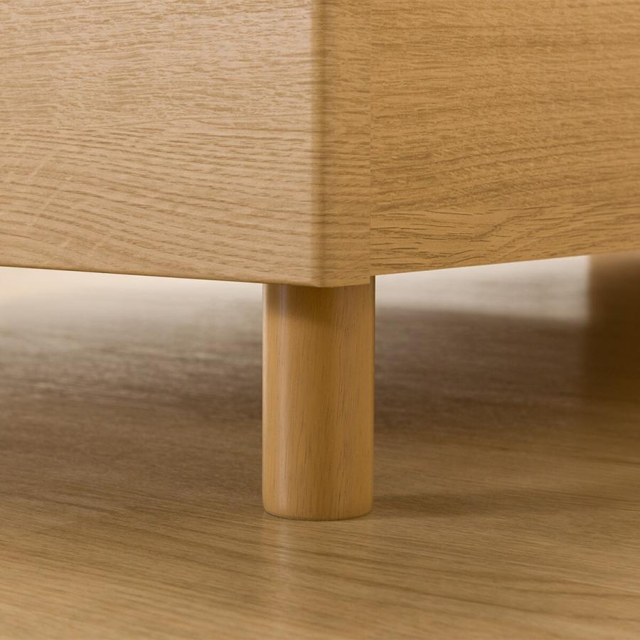 ニトリ（NITORI） シングルベッドフレーム(NS-001 LEG/LOW すのこ LBR