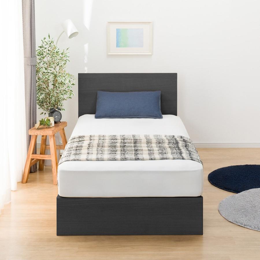 ニトリ シングルベッドフレーム(NS-001 浅型/BK) : ニトリ Yahoo