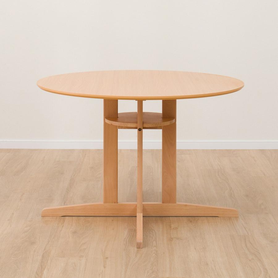 円形木製ダイニングテーブル　ニトリ ニトリ 美しい木目が特徴の円形テーブル (幅90cm 木目ナチュラル