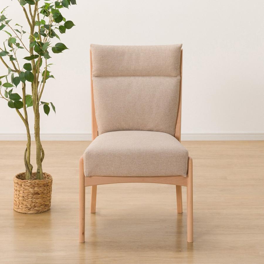 ニトリ 傷・汚れに強いファブリック ダイニングチェア(N