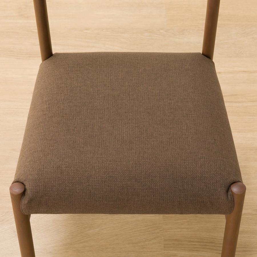 美品　ニトリ　ダイニングチェア　Nコレクション　C-34 2脚 ニトリ ダイニングチェア(Nコレクション C-34 MBR/AQ-BR