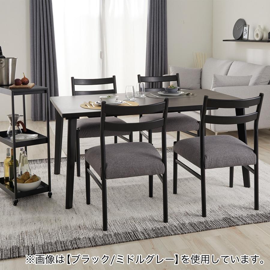 NITORI（ニトリ）ダイニングチェア４脚セット ニトリ（NITORI） ダイニングチェア(Nコレクション C-34 BK/AQ-MGY