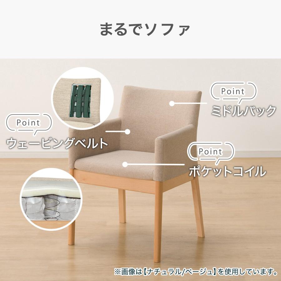 【極美品】ニトリダイニングチェア　Nコレクション 肘付きナチュラルベージュ 楽天市場】ダイニングチェア(Nコレクション C-27肘付き/AQ) ニトリ