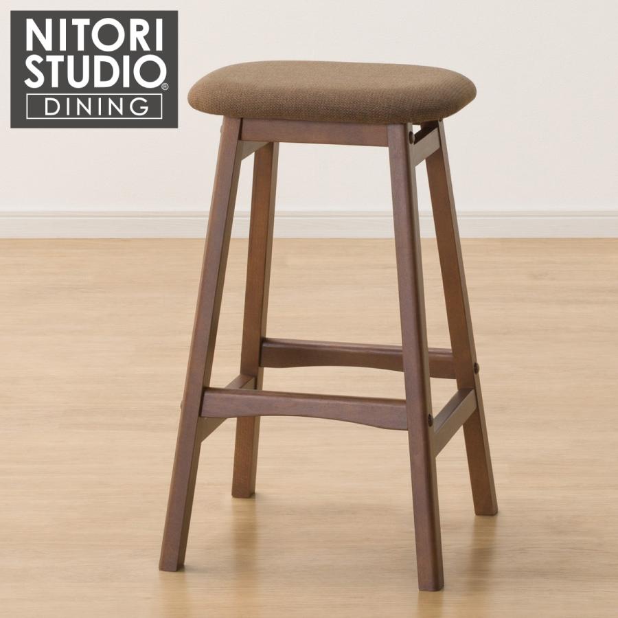 ニトリ カウンターチェア(Nコレクション C-71 MBR/AQ-BR