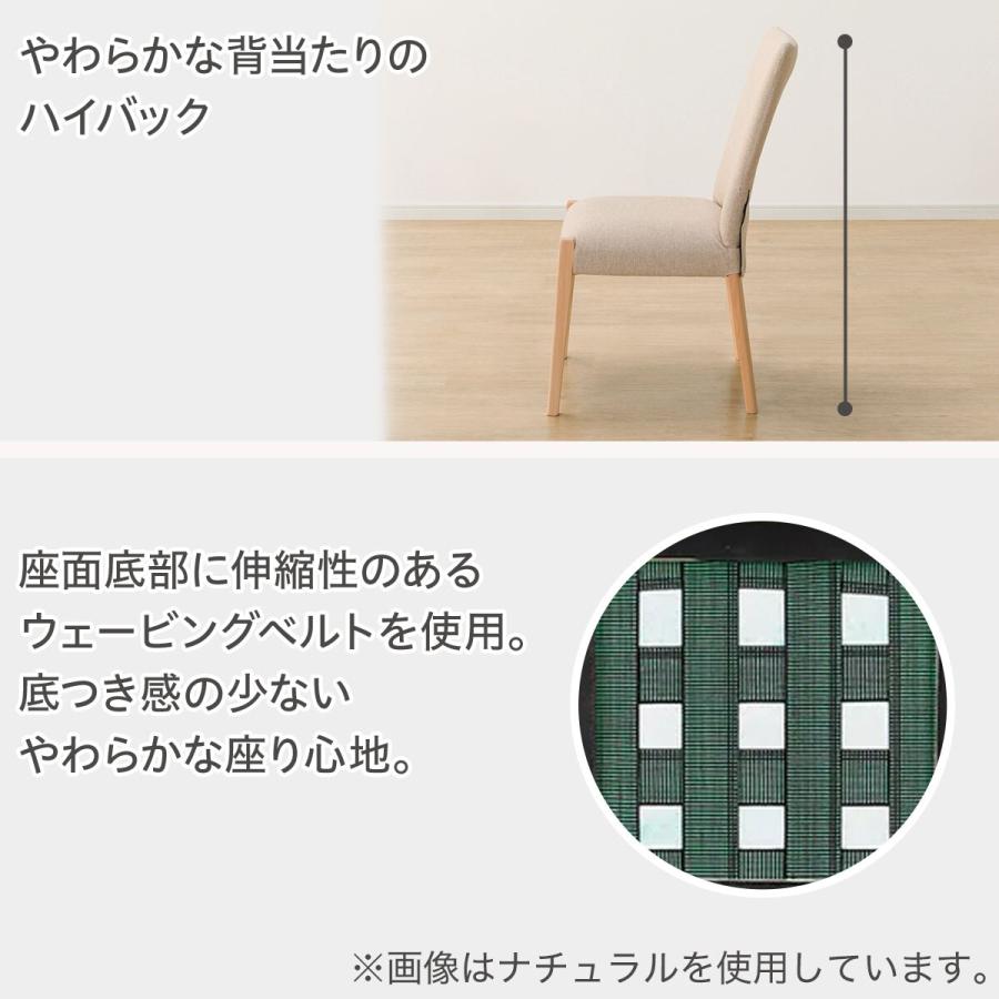 【ニトリ】ファブリック ダイニングチェア C-01D② 傷・汚れに強いファブリック ダイニングチェア(Nコレクション C