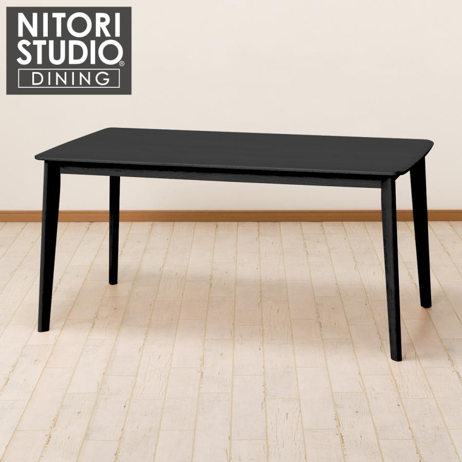 ニトリ ダイニングテーブル(Nコレクション T-01 150 BK ニトリ ダイニングテーブル(Nコレクション T-01 150 BK