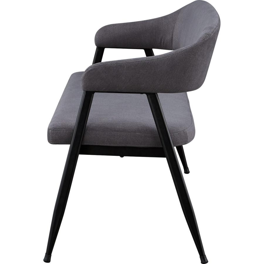 設置込★背もたれ付きダイニングベンチ★ソファ★グレー★ベンチ★ニトリ 楽天市場】ダイニングベンチ 背もたれ付き 140cm 肘付き