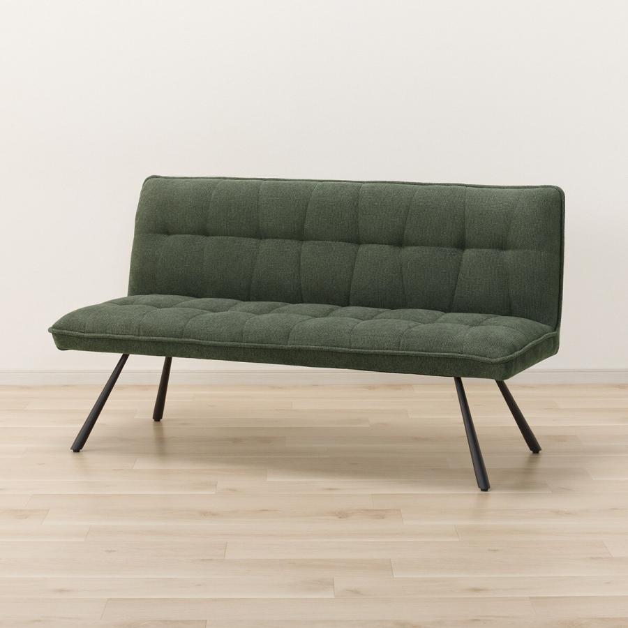 ニトリ 布張り2人掛けソファ(GN222 GR) : ニトリ Yahoo!店