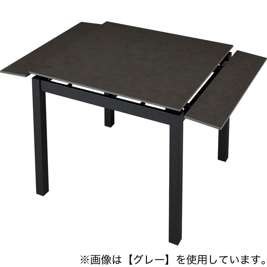 ニトリ セラミック伸縮ダイニングテーブル(TA111 G85/120 WHWH